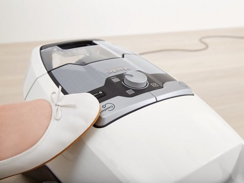 Comfort-Kabelaufwicklung mit Tipp-Funktion