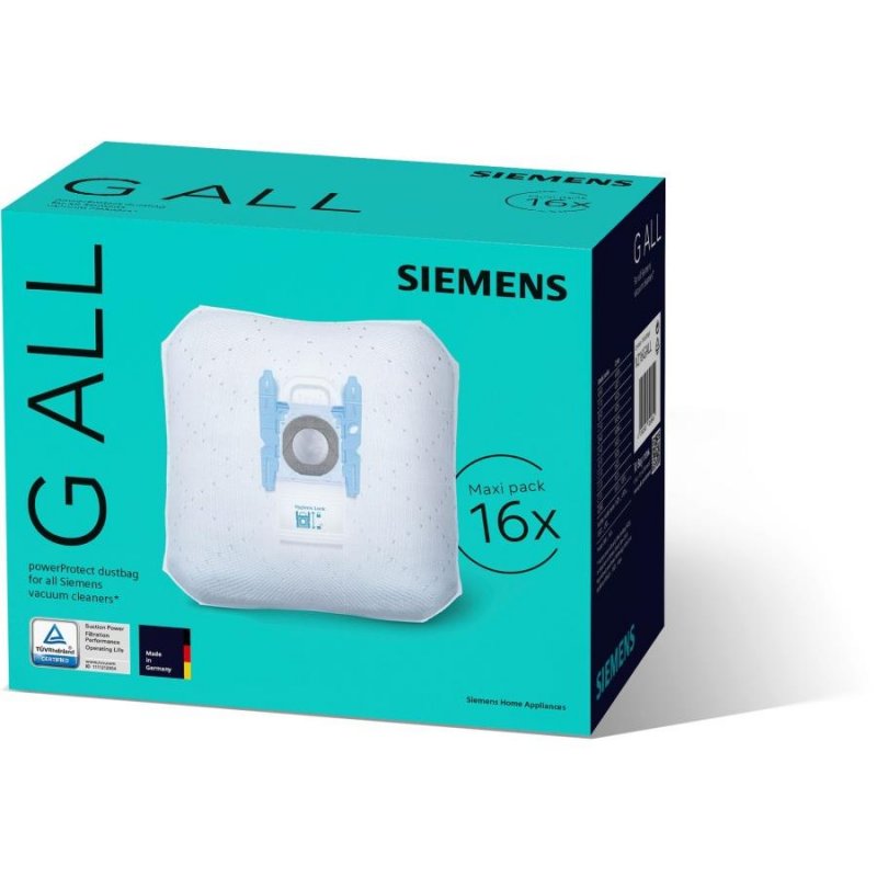 Siemens Textilfilter PowerProtectDustbag VZ16GALL (VE16), 34,50 €