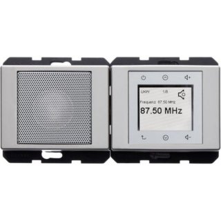 BERKER Unterputz Radio Touch mit Lautsprecher Arsys edelstahl matt lackiert 28800004