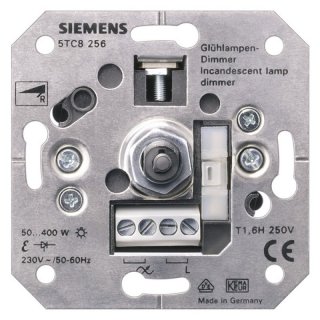 Siemens Geräteeinsatz DELTA, UP GlühlampenDimmer 50-400W 5TC8256