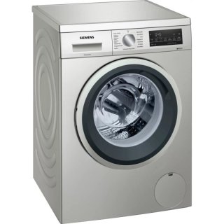 Siemens Waschmaschine WU14UTS0 [ EEK: C ] silber-inox, 9kg, 1400U/Min., unterbaufähig
