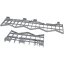 BSH Tassenetagere 00652130 - Ablagenset, lang + kurz