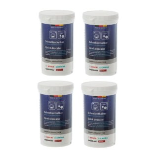 BSH Schnellentkalker für Wasch- und Spülmaschinen 00312522 - 4 Packungen