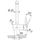 Franke Armatur Atlas Neo Zugauslauf Hochdruck Edelstahl