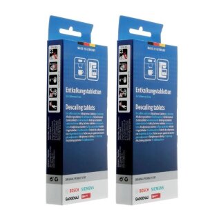Siemens Entkalkungstabletten für Kaffeevollautomaten TZ80002 - 2er Pack