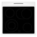 Amica Elektroherd SHC11642W ws [ EEK: A ] Weiß, Glaskeramik, 60cm