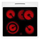 Amica Elektroherd SHC11642W ws [ EEK: A ] Weiß, Glaskeramik, 60cm