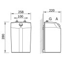 Bosch Kleinspeicher TR1500TO 5T - 5,0 Liter, offen (drucklos), Untertisch, 1,8 kW [ EEK: A ]