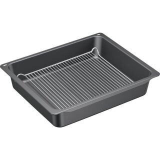 Bosch HEZ633070  - Profi-Pfanne mit Rost ( 455 x 375 x 81 mm )