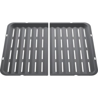 Bosch Grillblech, 2-teilig in schwarz HEZ625071