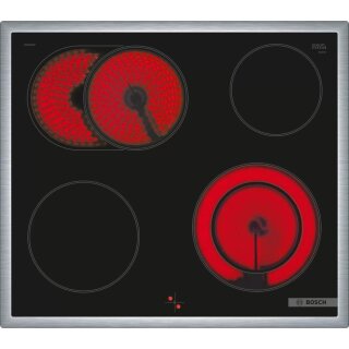 Bosch Elektrokochfeld NKN64RGA2E - Schwarz, Herdgesteuert, 60 cm