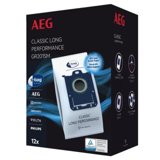 AEG Staubsaugerbeutel Gr201SM s-bag® Classic Long Performance