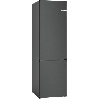 Bosch Kühl-Gefrier-Kombination KGN39EXCF [ EEK: C ] Edelstahl schwarz, Freistehend, 203 x 60 cm, EXCLUSIV, SelectLine