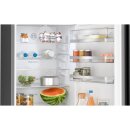Bosch Kühl-Gefrier-Kombination KGN39EXCF [ EEK: C ] Edelstahl schwarz, Freistehend, 203 x 60 cm, EXCLUSIV, SelectLine