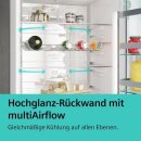 Siemens Kühl-Gefrier-Kombination KG39NEIBT [ EEK: B ] Edelstahl antiFingerprint, Freistehend, 203 x 60 cm, extraKlasse, topTeam