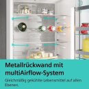 Siemens Kühl-Gefrier-Kombination KG39NEXBF [ EEK: B ] blackSteel, Freistehend, 203 x 60 cm, extraKlasse, topTeam
