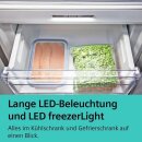 Siemens Kühl-Gefrier-Kombination KG39NEXBF [ EEK: B ] blackSteel, Freistehend, 203 x 60 cm, extraKlasse, topTeam