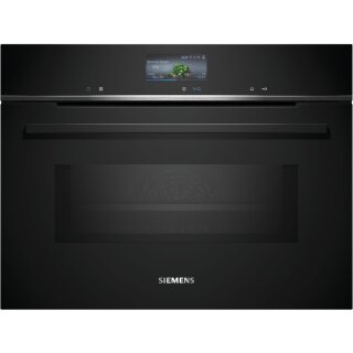 Siemens Einbau-Kompaktbackofen CM776GKB1 - mit Mikrowellenfunktion, 60 x 45 cm