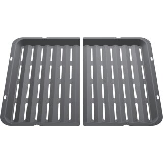 NEFF Grillblech, emailliert, anthrazit, 18 X 363 X 218 MM, Z12CQ10A0