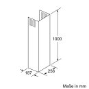 Bosch Kaminverlängerung, 1000 mm, DWZ0AX5K0