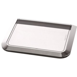BSH Deckel 12041834 - Bohnenbehälter-Abdeckung, transparent, chrome - left