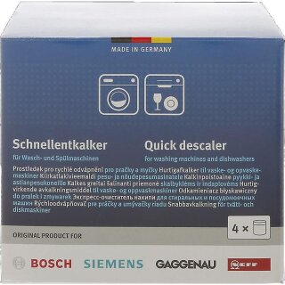 BSH Vorteilspack 00312351 - Schnellentkalker für Wasch- und Spülmaschinen