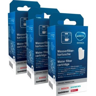 Bosch Siemens Wasserfilterpatrone BRITA Intenza 17008836 - ( 3er Set 17008835 )