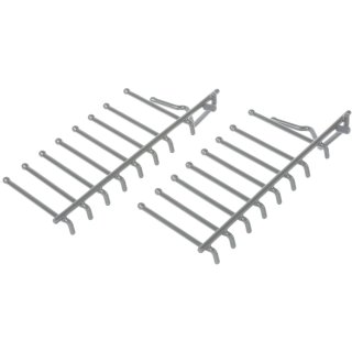 BSH Klappstachel 00657863 für Unterkorb, hinten rechts, silber (2 Stück)