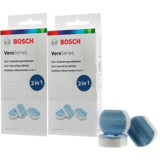 2er Set - Bosch 2in1 Entkalkungstabletten TCZ8002A